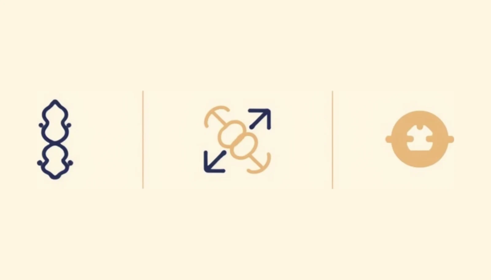 tres diagramas de flujo lado a lado: una cadena recta de pasos, una bifurcacion de dos caminos y un bucle que se repite — las tres estructuras