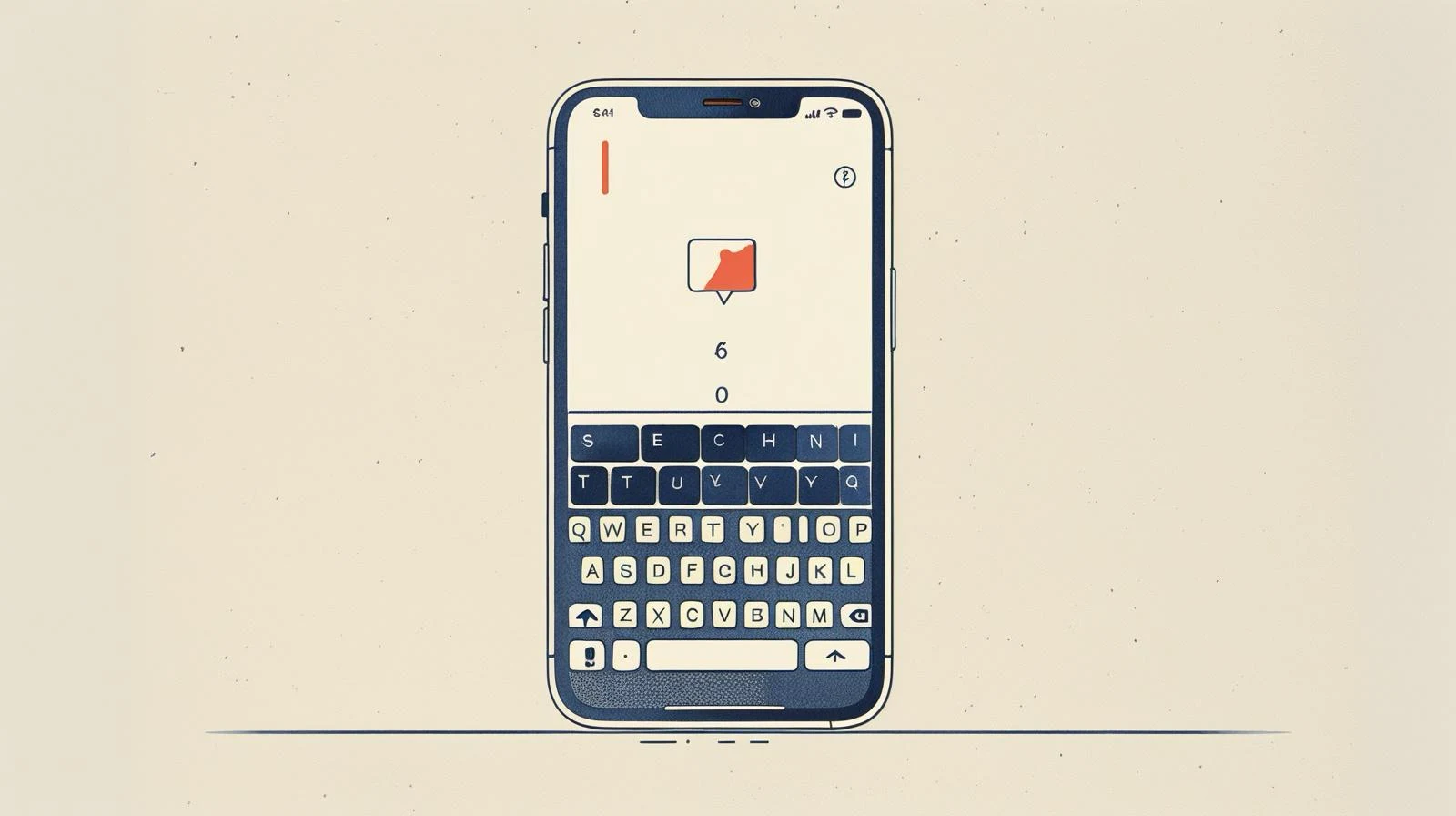 el teclado de un celular sugiriendo la siguiente palabra: predicción de texto